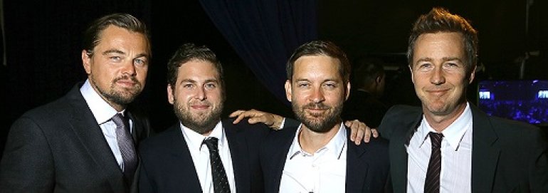 Leonardo DiCaprio, Jonah Hill, Tobey Maguire and Edward Norton